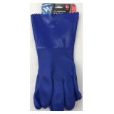 Nwt Chemical Resistant 12in Pvc Coated Gloves  Lg