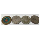 4 Las Vegas Gaming Tokens Riviera, Harrahs,