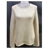 Nwt Anne Klein Pretty Cotton Sweater Sz L