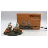 Dept 56 Halloween Snow Village Lit Scary Skeleton