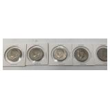 5 Jfk Kennedy Half Dollar Coins 1776-1976