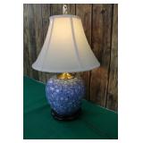 Blue Porcelain Table Lamp