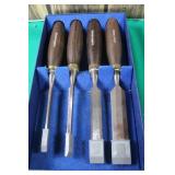 4 Piece Bevel Edge Chisel Set / Boxed