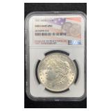 1921 NGC Brilliant UNC Silver Morgan Dollar