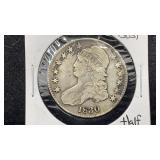 1830 Silver Bust Half Dollar