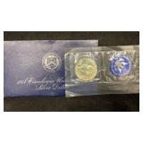 1974-S Silver UNC Eisenhower Dollar, Blue IKE