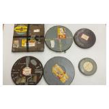 6- 8mm film reels- contents not checked.