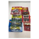 10 die-cast Vehicles- hot wheels, matchbox,