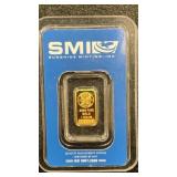 Gold: 1 Gram .9999 Gold Bar, Sunshine Minting,