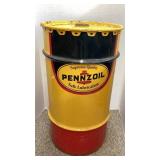 Pennzoil oil drum, 27 in ht