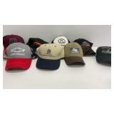 (8) Like new hats: STIHL, Kubata, Under Armour,