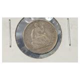 1861 Seated Liberty Silver Half Dime