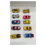 10 Used slot cars, may need repairs