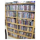 11 SHELVES OF DVD