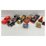 (5) Model Racing Cars, playing card Deck, etc