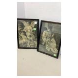 2 framed vintage pictures