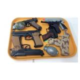 Vintage toy guns, TRAY NOT INCLUDED