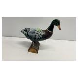 Hand painted mallard duck