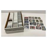 1,000+ Baseball trading cards,  various makers,