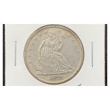 1872-S Seated Liberty Half Dollar