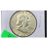 1954-D Silver Franklin Half Dollar