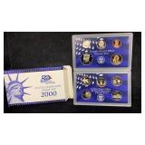 2000-S US Proof Set, first year Sacagawea Dollar