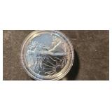 1988 Silver Eagle--proof