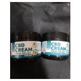 2 Jars 1,000 Mg Cbd Cream