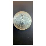 Ex Utinae Vires-silver Coin-lion On Reverse--unc.