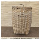 Nice Trapper Basket - Has Writing on Front in
