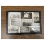 (8) War Time Military Photos includes Glass Front