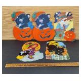 Variety of Vintage cardstock Halloween