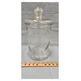 Clear Glass Cannister jar w/lid