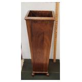 Vintage Wooden foited umbrella /Cane holder