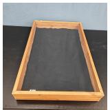 Large Flip Top Glass Front Display Case