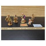 Fontanini- 5 Figurines- King Balthazar, Ezbon,