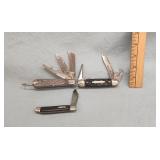 (3) Vtg Pocket Knives