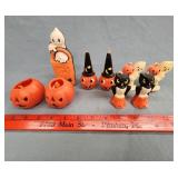 (9) Vintage Halloween Candles- Including Gurley