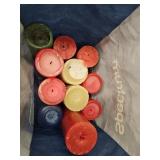 (11) Used Pillar Candles