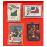 (4) Syracuse Orange with (2) Auto Patch cards,