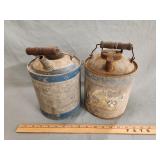 (2) Vintage Oil Cans