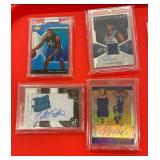 (4) Syracuse Player Cards with 3 Autograghs and