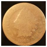 1869 Indian Head Cent