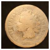 1873 Indian Head Cent