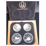 1976 Canada Olympic Set in OGP 4.32 OZT Silver