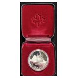 1987 Canada 50% Silver Dollar in OGP ASW: .375 OZT