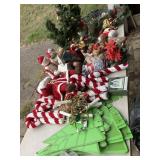 Lot of Christmas decorations