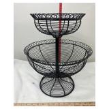 Metal fruit bowl display 17ï¿½ tall