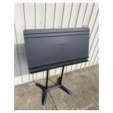 Metal adjustable music stand