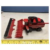 1/64 case IH 7010 combine with 2 heads